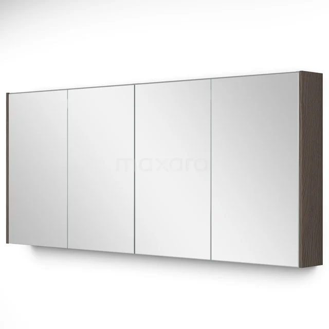Mirror cabinet with lighting Modulo 160x70cm Dark brown oak K99-1600-59009-37