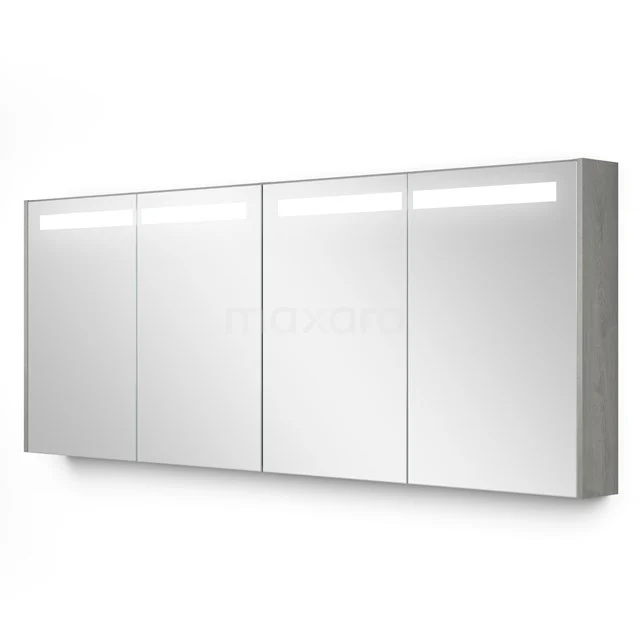 Spiegelkast Met Verlichting Modulo 180x70cm Grijs Eiken K99-1800-59008-39