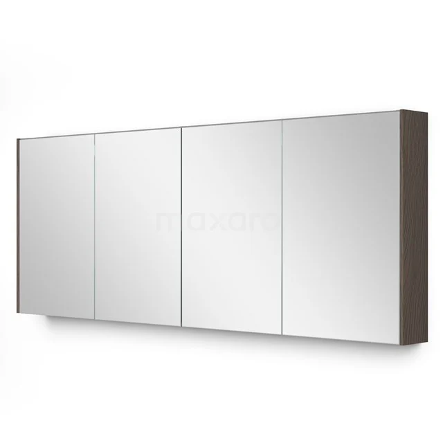 Mirror cabinet with lighting Modulo 180x70cm Dark brown oak K99-1800-59009-37