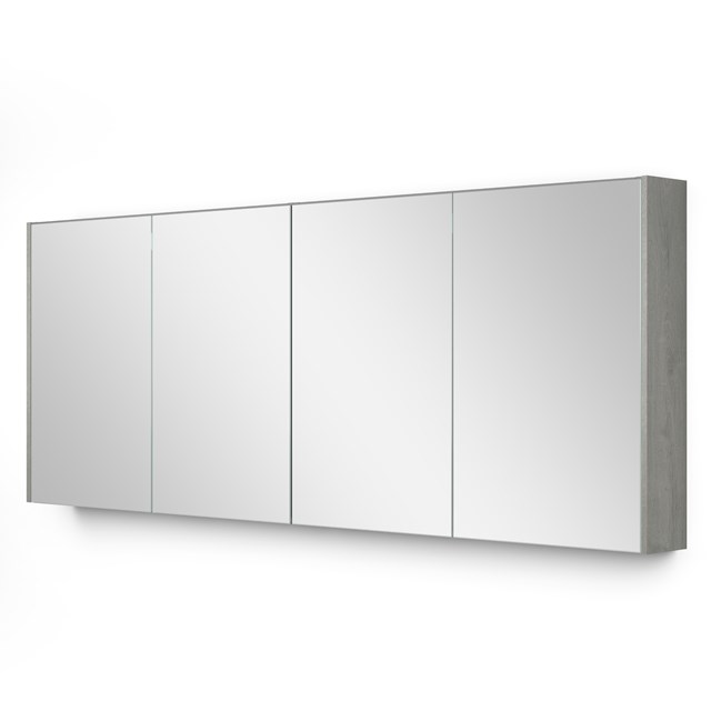 Spiegelkast Met Verlichting Modulo 180x70cm Grijs Eiken K99-1800-59009-39