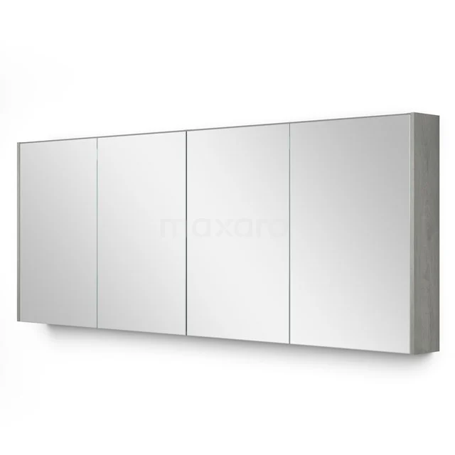 Spiegelkast Met Verlichting Modulo 180x70cm Grijs Eiken K99-1800-59009-39