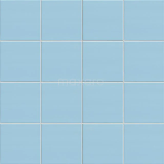 Century Matt Blue Wall tile | 15x15cm Uni Blue 501-120203 Light blue ceramic bathroom tile with a glossy finish, ideal for a fresh and modern bathroom style.