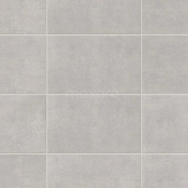 Grey ceramic bathroom tile with matte finish and subtle textured pattern, ideal for a modern bathroom style.