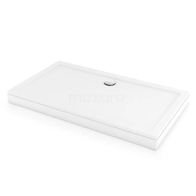 Hohe Duschwanne / Duschtasse 160x90cm Rechteck SMC Hochglanz Weiß DBSR1609-H Weiße rechteckige Duschwanne mit niedrigem Einstieg, keramisches Material, geeignet für moderne Bäder.