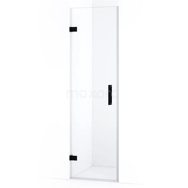Diamond Shower door | 60 cm Matte black Clear glass Pivot door DDA2106120MB