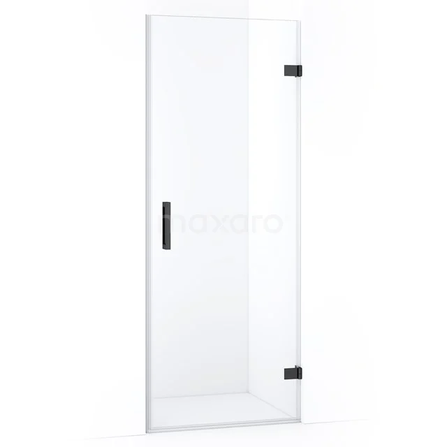 Diamond Shower door | 70 cm Black chrome Clear glass Pivot door DDA2207120BC