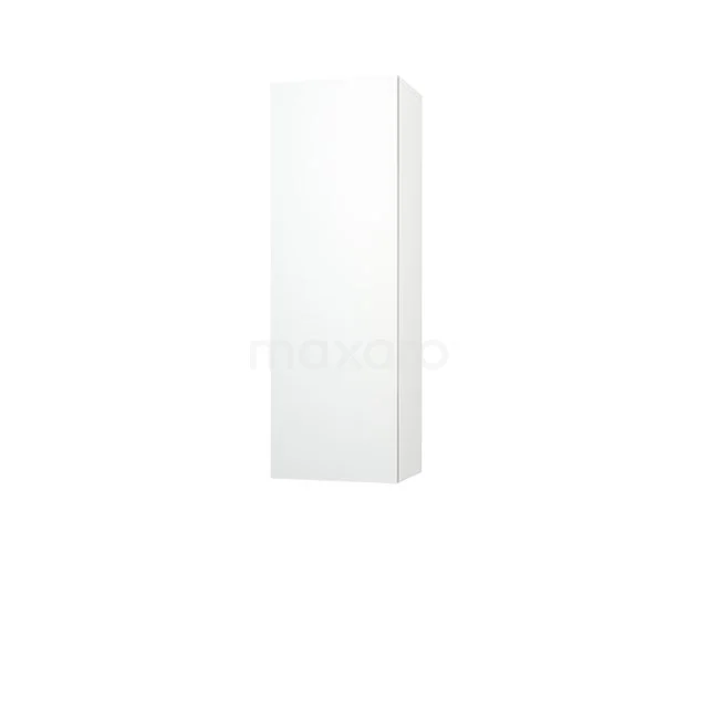 Bathroom cabinet | 120 cm High-gloss white Handle-less fronts 3 compartments MPS-0400009-1 White bathroom cabinet, tall model with sleek design, ideal for storage space in the modern bathroom.