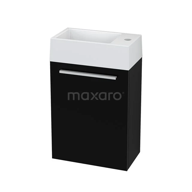 Toilet unit with Basin Mineral marble Canto Black 40cm BMT000200