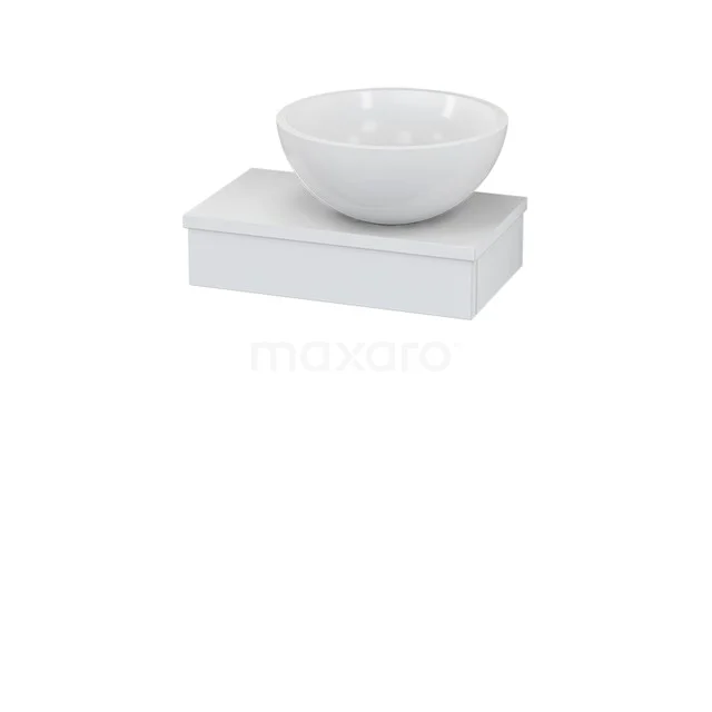 Kompakte weiße keramische Waschbecken mit integrierter Ablage, ideal für moderne Bäder.