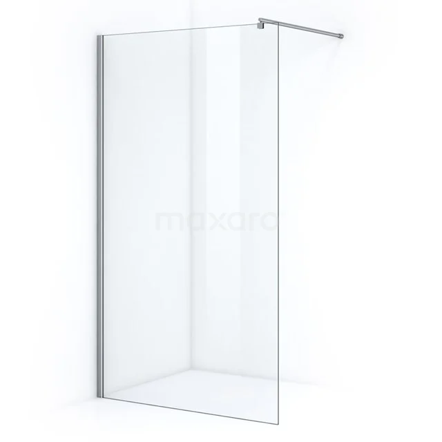 Onyx Walk-in shower | 123 cm Chrome Clear glass Fixed wall OW-12011C