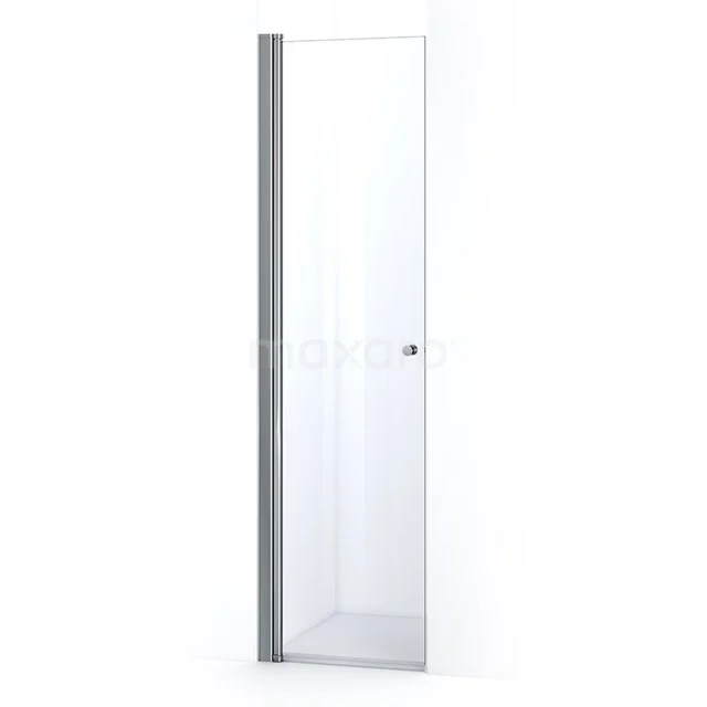 Duschtür Zircon Comfort 55cm aus klarem Sicherheitsglas Chrom S0310-0600N Strakke Glastür mit minimalistischem Aluminiumrahmen, ideal für ein modernes Badezimmer.