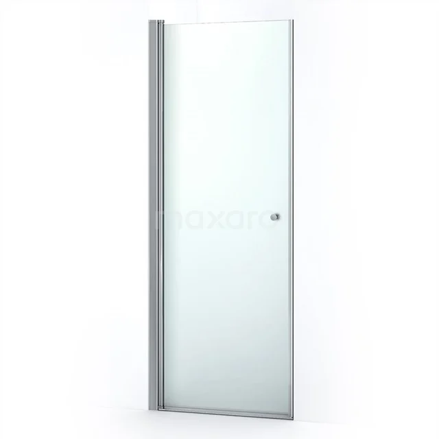 Glasene Duschtür mit matter Oberfläche, Aluminiumrahmen und minimalistischem Design, perfekt für ein modernes Badezimmer.