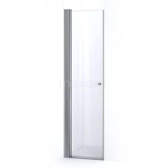 Zircon Comfort Shower door | 55 cm Chrome Clear glass Pivot door S0320-0570N