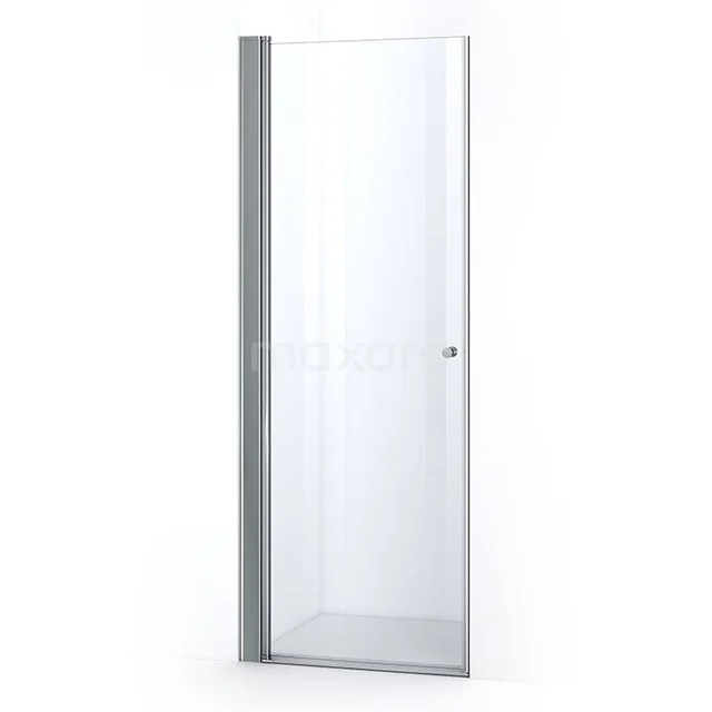 Duschtür Zircon Comfort 70cm aus klarem Sicherheitsglas Chrom S0320-0770N Glasene Duschtür mit silberfarbenem Rahmen, schlankem Design und minimalistischem Stil, ideal für ein modernes Badezimmer.