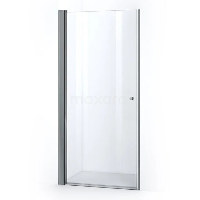 Glas Duschtür mit Aluminiumrahmen, Klarglas, modernes Design; ideal für ein stilvolles und funktionales Badezimmerinterieur.