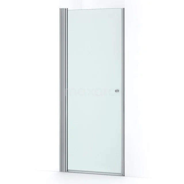 Duschtür mit Klarglas und Aluminiumrahmen, schlankes Design und platzsparend; ideal für moderne Badezimmergestaltung.