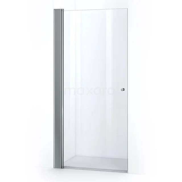 Duschtür Zircon Comfort 90cm aus klarem Sicherheitsglas Chrom S0330-0900N Glas Duschtür mit Aluminium Profil, elegantes Design und transparentes Glas, perfekt für eine moderne Badezimmergestaltung.