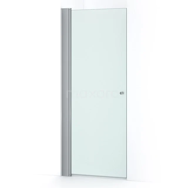 Zircon Comfort Shower door | 80 cm Chrome Frosted glass Bi-fold door S0333-0800N