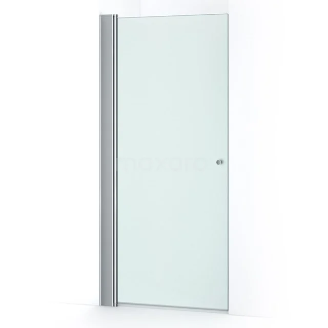 Mattglas-Duschtür mit Aluminiumrahmen, elegantes Design; perfekt für moderne Bäder.