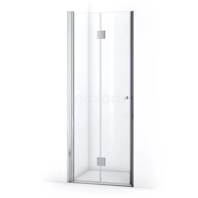 Zircon Allure Douchedeur | 80 cm Chroom Helder glas Vouwdeur S0600-0869