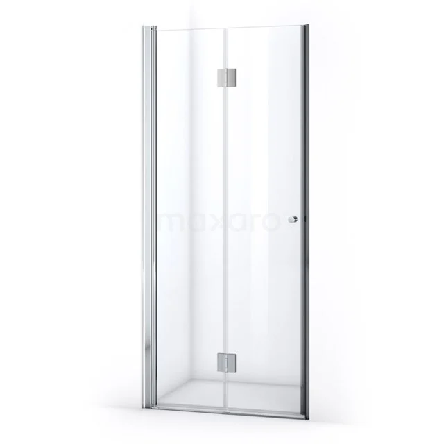 Zircon Allure Douchedeur | 90 cm Chroom Helder glas Vouwdeur S0600-0969