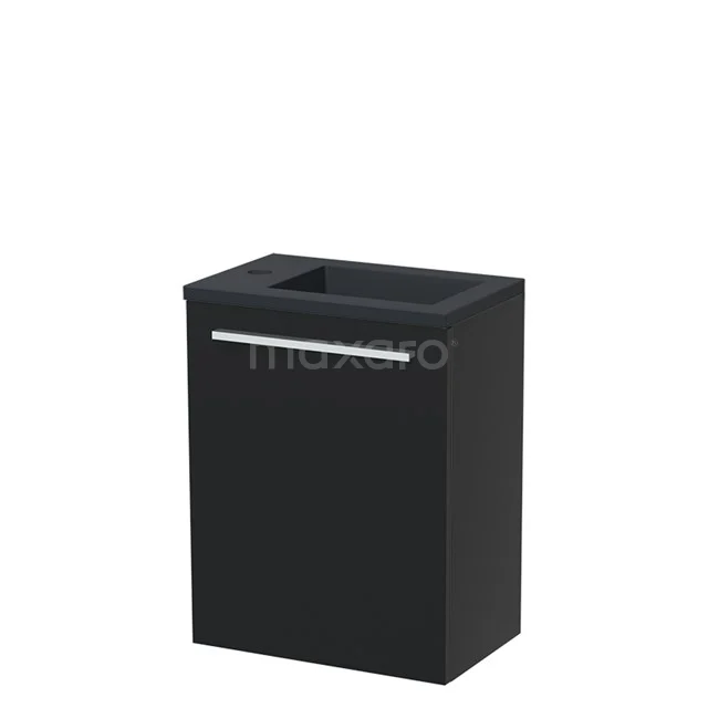Modulo Pico Toilet unit with basin | 40 cm Matte black Flat front Quartz TMW10-00391