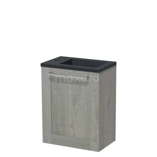 Modulo Pico Toiletmeubel met wastafel | 40 cm Grijs eiken Kader front Quartz TMW10-00408
