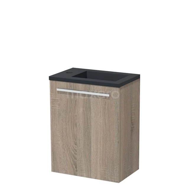 Modulo Pico Toilet unit with basin | 40 cm Oak Flat front Quartz TMW10-00427