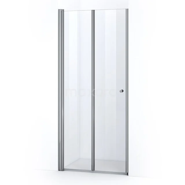 Zircon Comfort Shower door | 80 cm Chrome Clear glass Folding door S1892_0826L