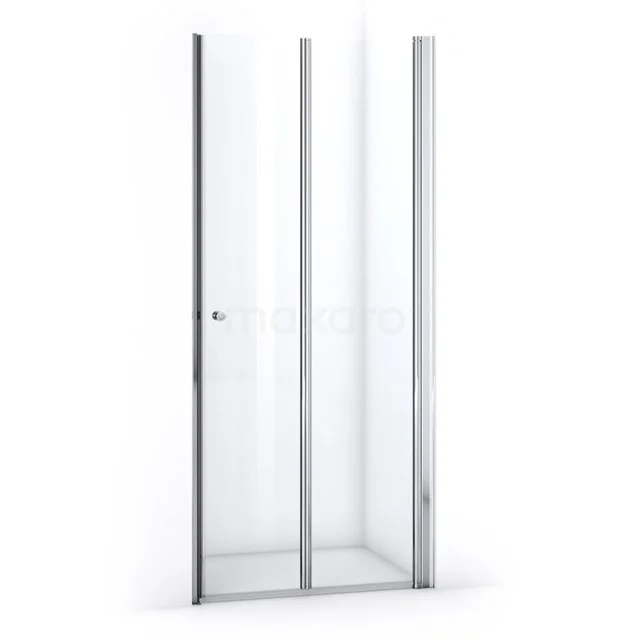 Zircon Comfort Shower door | 90 cm Chrome Clear glass Folding door S1892_0927R