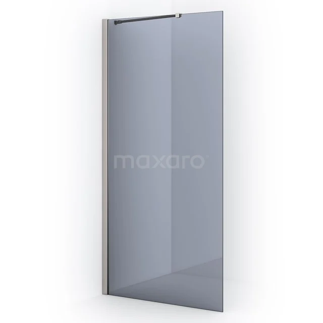 Diamond Inloopdouche | 100 cm Rvs Rookglas Vaste wand IDA10211BR