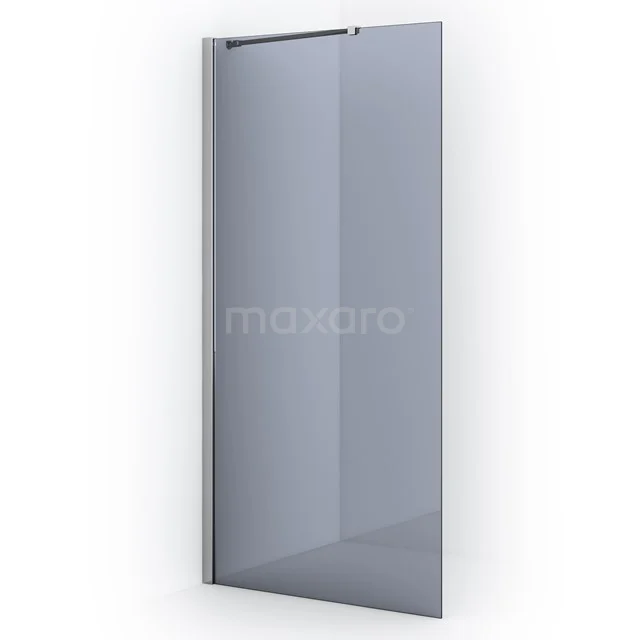 Diamond Inloopdouche | 90 cm Chroom Rookglas Vaste wand IDA09211C