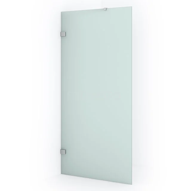 Diamond Inloopdouche | 100 cm Chroom Matglas Vaste wand IDA10227C