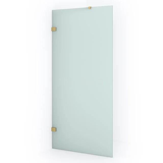 Diamond Inloopdouche | 90 cm Goud Matglas Vaste wand IDA09227GG