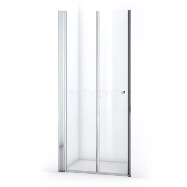 Zircon Comfort Shower door | 90 cm Chrome Clear glass Folding door S2892_0927L