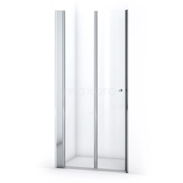 Zircon Comfort Shower door | 95 cm Chrome Clear glass Folding door S3892_0927L