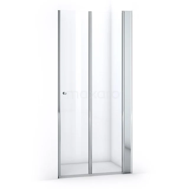 Zircon Comfort Shower door | 95 cm Chrome Clear glass Folding door S3892_0926R