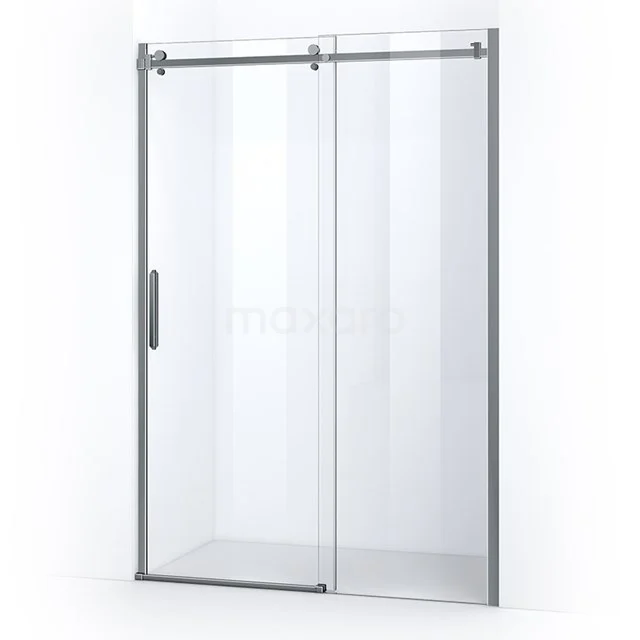 Crystal Allure Shower door | 130 cm Chrome Clear glass Sliding door S5120-1300C