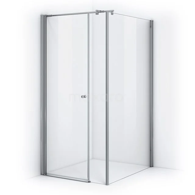 Duschkabine 110x100cm Klar Sicherheitsglas Zircon Comfort DH-110307013 Glas Duschkabine mit Eckeinstieg, Aluminium Profil und schlankem Design, ideal für ein modernes Badezimmer.