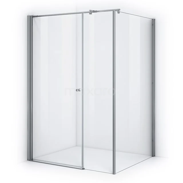Zircon Comfort Shower enclosure | 130x110 cm Chrome Clear glass Pivot door Rectangle DH-110409013