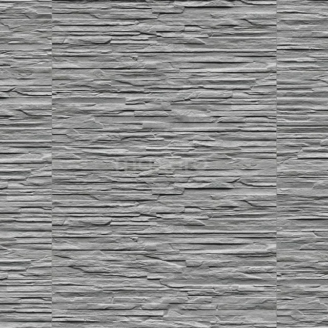 Cliff Grey Wanddecor | 16,5x41cm Natuursteenlook Grijs 403-050102