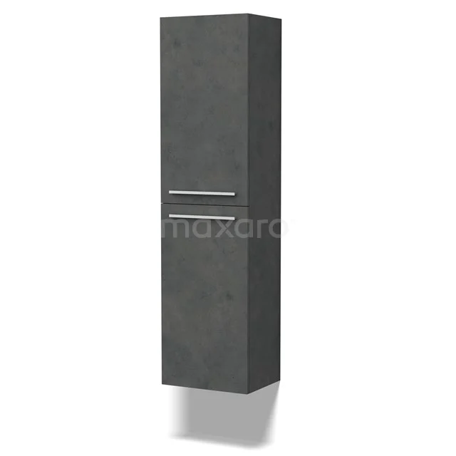 Grande Bathroom cabinet | 150 cm Dark grey concrete Flat fronts 4 compartments BKK35-00032
