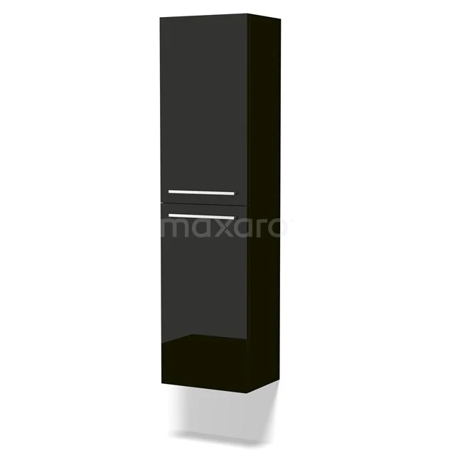 Grande Badkamerkast | 150 cm Hoogglans zwart Vlak front 4 vakken BKK35-00016
