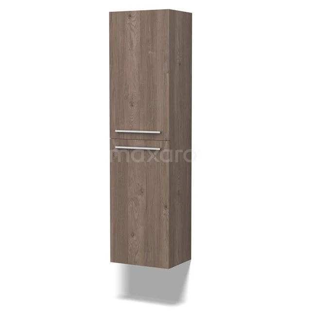 Grande Bathroom cabinet | 150 cm Mid brown oak Flat fronts 4 compartments BKK35-00025