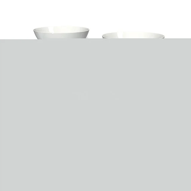 Modulo Plato Slim Vanity units for countertop basin | 120 cm High-gloss black Handle-less front Dark grey worktop 2 Stacked drawers BMK37-01955