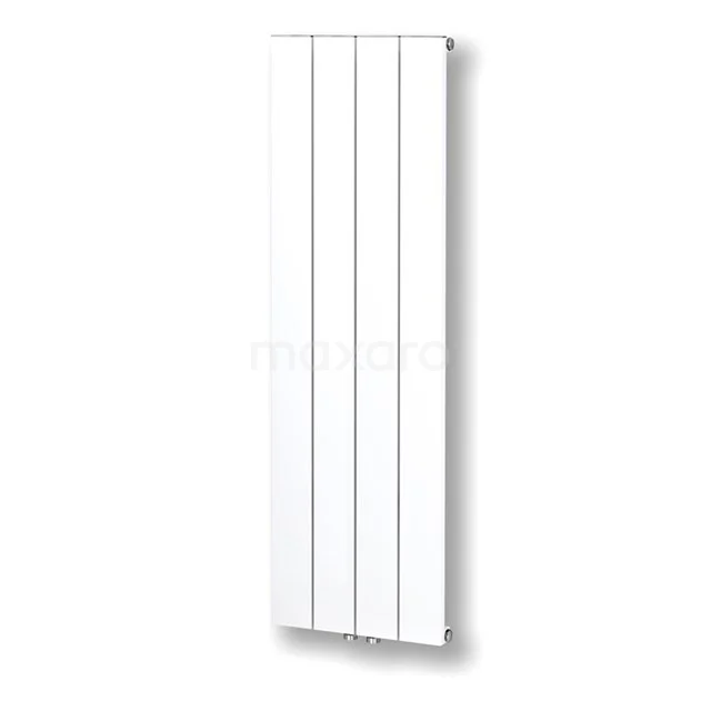 Aluminium Design-Heizkörper Jupiter Weiß glänzend 701 Watt 37,5x120cm Vertikal DR52_0412GWN Weiße vertikale Badezimmerheizung mit schickem Paneeldesign, aus langlebigem Stahl für moderne Badezimmerinterieurs.
