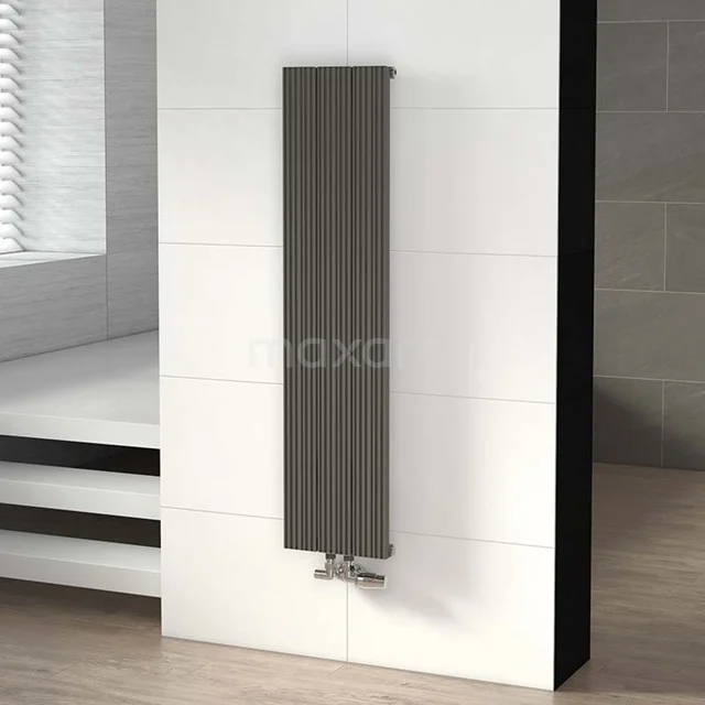 Uranus Designradiator | 28x120 cm Lichtgrijs 599 W att Aluminium Centrale verwarming DR53_0312RLN