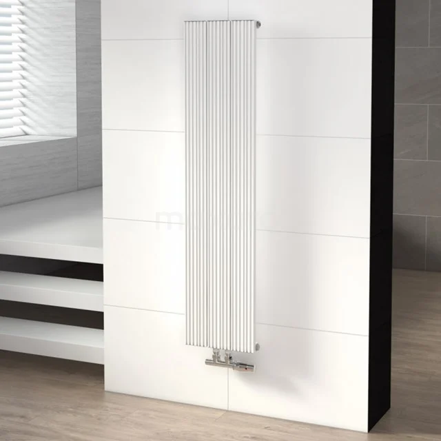 Uranus Designradiator | 28x120 cm Mat wit 599 W att Aluminium Centrale verwarming DR53_0312SWN