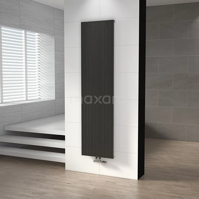 Uranus Designradiator | 47x180 cm Donkergrijs 1499 W att Aluminium Centrale verwarming DR53_0518RDN