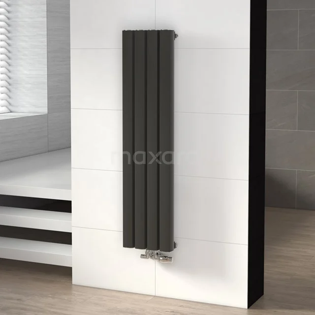 Neptune Designradiator | 29,7x120 cm Donkergrijs 1176 W att Aluminium Centrale verwarming DR54_0412RDN